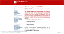 Desktop Screenshot of evdeciltmaskesi.wordpress.com
