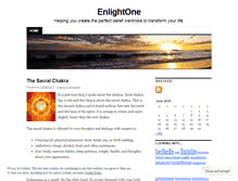 Tablet Screenshot of enlightone.wordpress.com