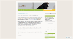 Desktop Screenshot of angeleve.wordpress.com