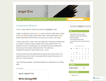 Tablet Screenshot of angeleve.wordpress.com