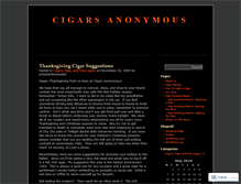 Tablet Screenshot of cigarsanonymous.wordpress.com