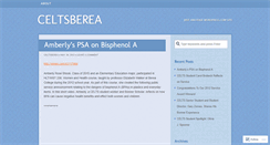 Desktop Screenshot of celtsberea.wordpress.com