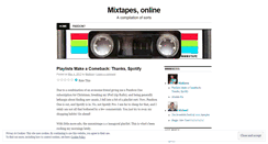 Desktop Screenshot of mmmixtape.wordpress.com