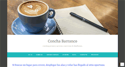 Desktop Screenshot of conchabarranco.wordpress.com