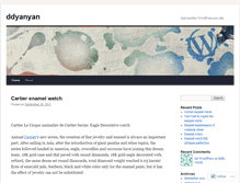 Tablet Screenshot of ddyanyan.wordpress.com