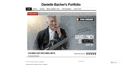 Desktop Screenshot of daniellebacher.wordpress.com