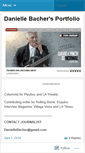 Mobile Screenshot of daniellebacher.wordpress.com