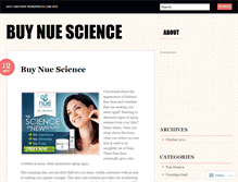 Tablet Screenshot of buynuescience.wordpress.com