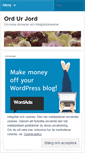 Mobile Screenshot of ordurjord.wordpress.com