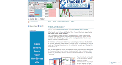 Desktop Screenshot of clicktotrade.wordpress.com
