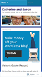 Mobile Screenshot of catherineandjason.wordpress.com