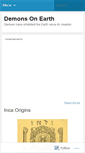 Mobile Screenshot of demonsonearth.wordpress.com