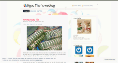 Desktop Screenshot of ngocthu.wordpress.com