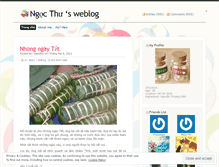 Tablet Screenshot of ngocthu.wordpress.com