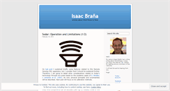 Desktop Screenshot of isaacbrana.wordpress.com