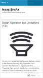 Mobile Screenshot of isaacbrana.wordpress.com