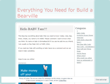 Tablet Screenshot of everythingyouneedforbabv.wordpress.com