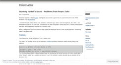Desktop Screenshot of informatikr.wordpress.com