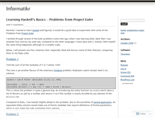 Tablet Screenshot of informatikr.wordpress.com