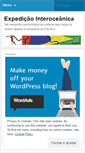 Mobile Screenshot of expedicaointeroceanica.wordpress.com