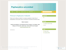 Tablet Screenshot of paphanaticsunlimited.wordpress.com