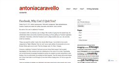 Desktop Screenshot of antoniacaravello.wordpress.com