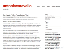 Tablet Screenshot of antoniacaravello.wordpress.com