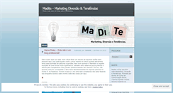 Desktop Screenshot of madite.wordpress.com