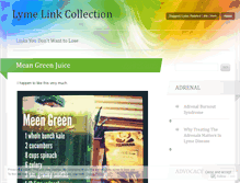 Tablet Screenshot of lymelinkcollection.wordpress.com