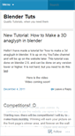 Mobile Screenshot of blender3dtuts.wordpress.com
