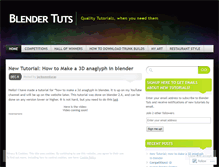 Tablet Screenshot of blender3dtuts.wordpress.com