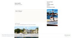 Desktop Screenshot of marinaholidays.wordpress.com