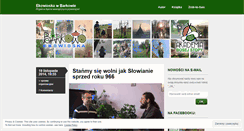 Desktop Screenshot of ekowioska.wordpress.com