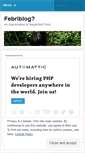 Mobile Screenshot of febriblog.wordpress.com