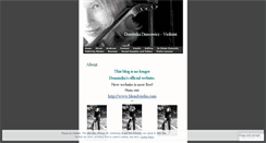 Desktop Screenshot of blondviolin.wordpress.com