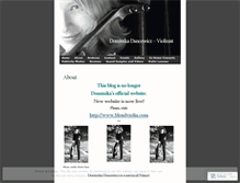 Tablet Screenshot of blondviolin.wordpress.com