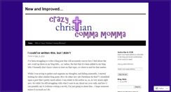 Desktop Screenshot of crazycommamomma.wordpress.com