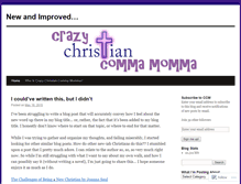 Tablet Screenshot of crazycommamomma.wordpress.com