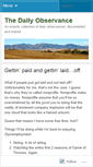 Mobile Screenshot of dailyobservance.wordpress.com