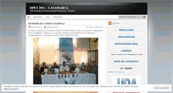 Desktop Screenshot of opetcatamarca.wordpress.com