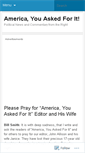 Mobile Screenshot of americayouaskedforit.wordpress.com