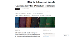 Desktop Screenshot of ciudadaniayderechoshumanos.wordpress.com