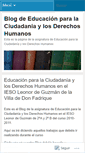 Mobile Screenshot of ciudadaniayderechoshumanos.wordpress.com