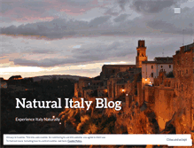 Tablet Screenshot of naturalitaly.wordpress.com