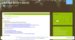 Desktop Screenshot of hhh123.wordpress.com