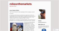 Desktop Screenshot of mikeonthemarkets.wordpress.com