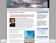 Tablet Screenshot of jennifersrandommusings.wordpress.com