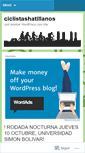 Mobile Screenshot of ciclistashatillanos.wordpress.com