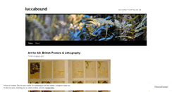 Desktop Screenshot of luccabound.wordpress.com