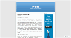 Desktop Screenshot of commentquoi.wordpress.com